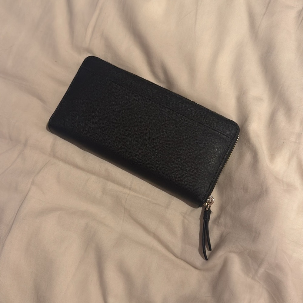 Kate Spade Black Zip Wallet - Picture 2 of 4